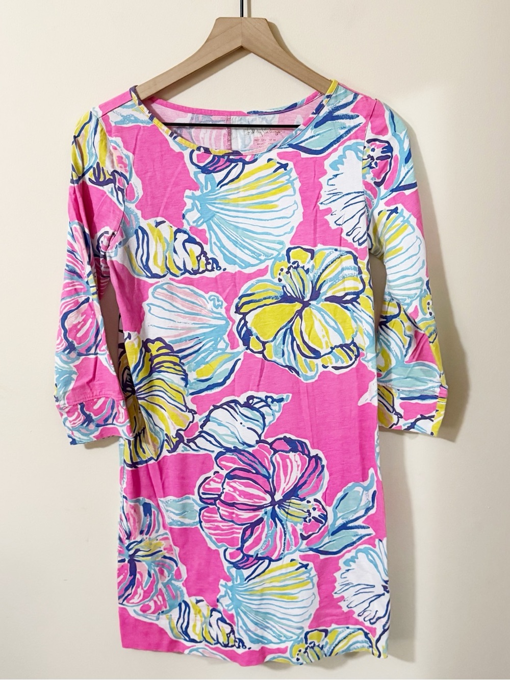 Lilly Pulitzer Womens Floral Pink Dress Size Small Summer